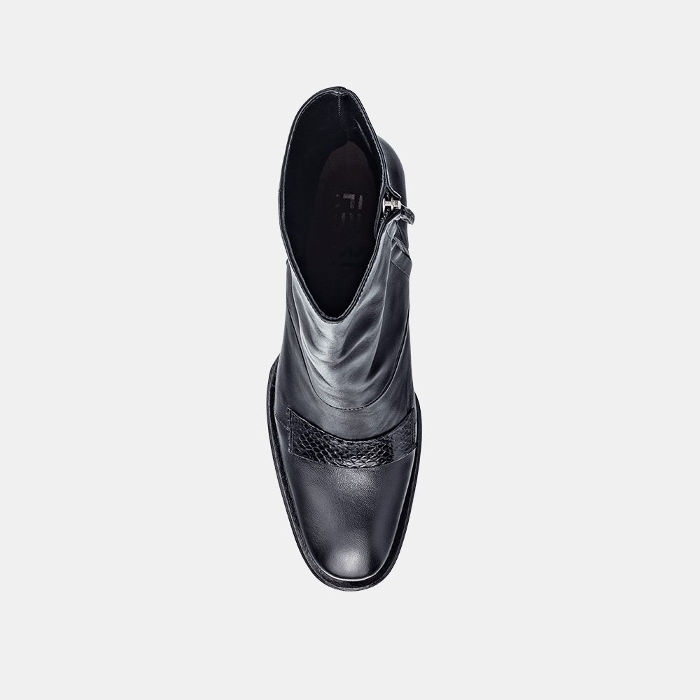 Bota Couro Preto Python - Ferri São Paulo