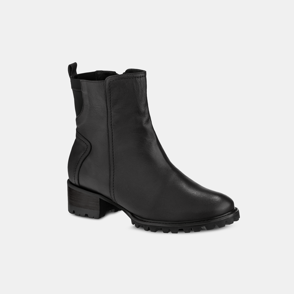 Bota Tratorada Cano Médio Couro