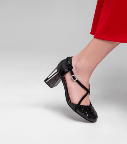 Scarpin Python Salto Acrílico - Ferri São Paulo