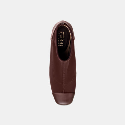 Bota Elastano Cano Baixo Café