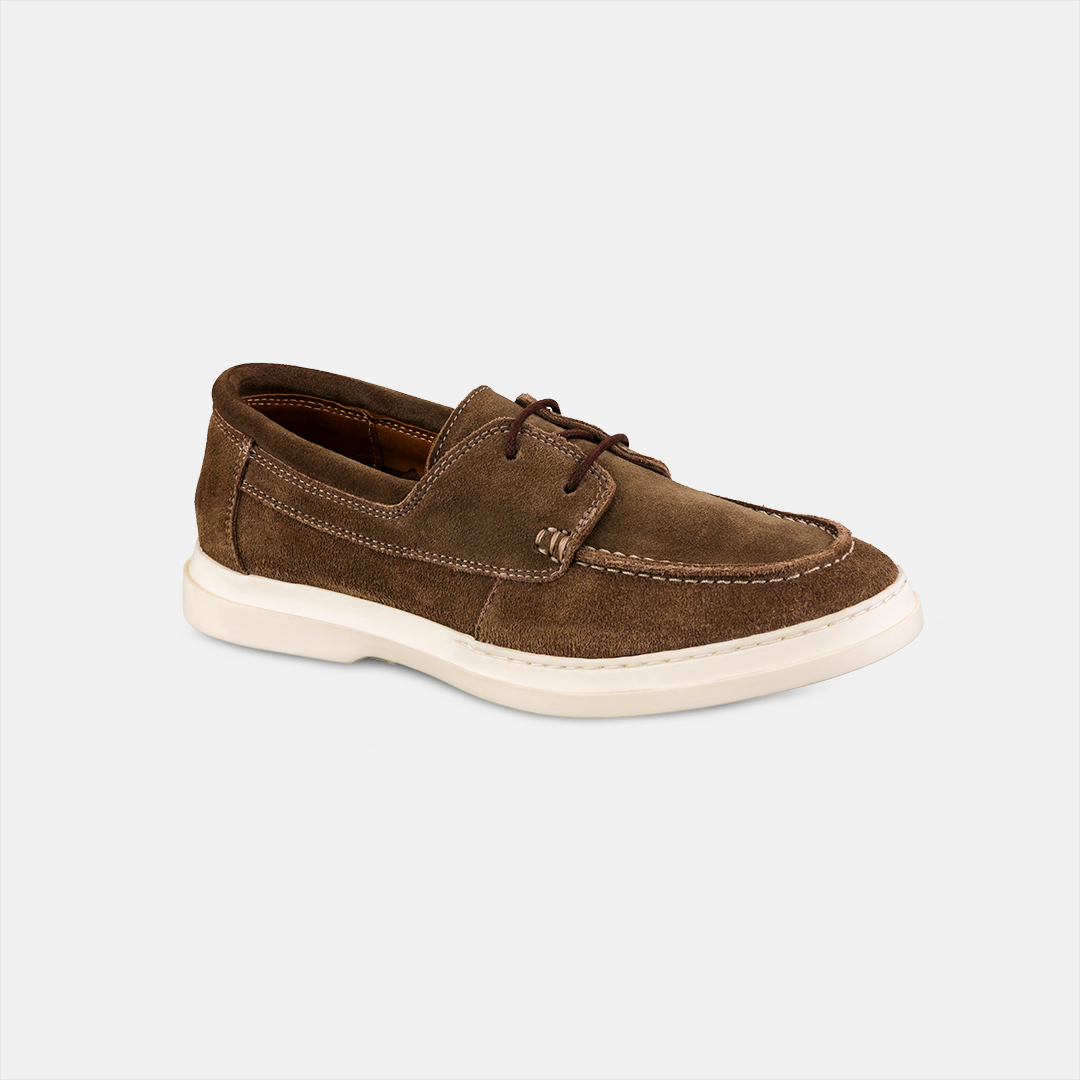 Sapato Masculino Camurça Marrom