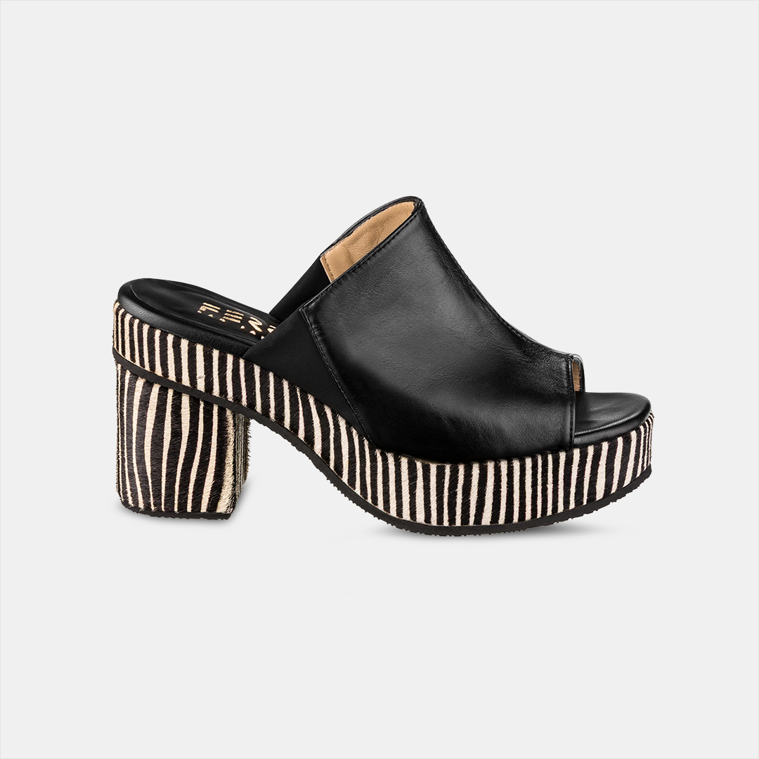 Tamanco Bold Zebra