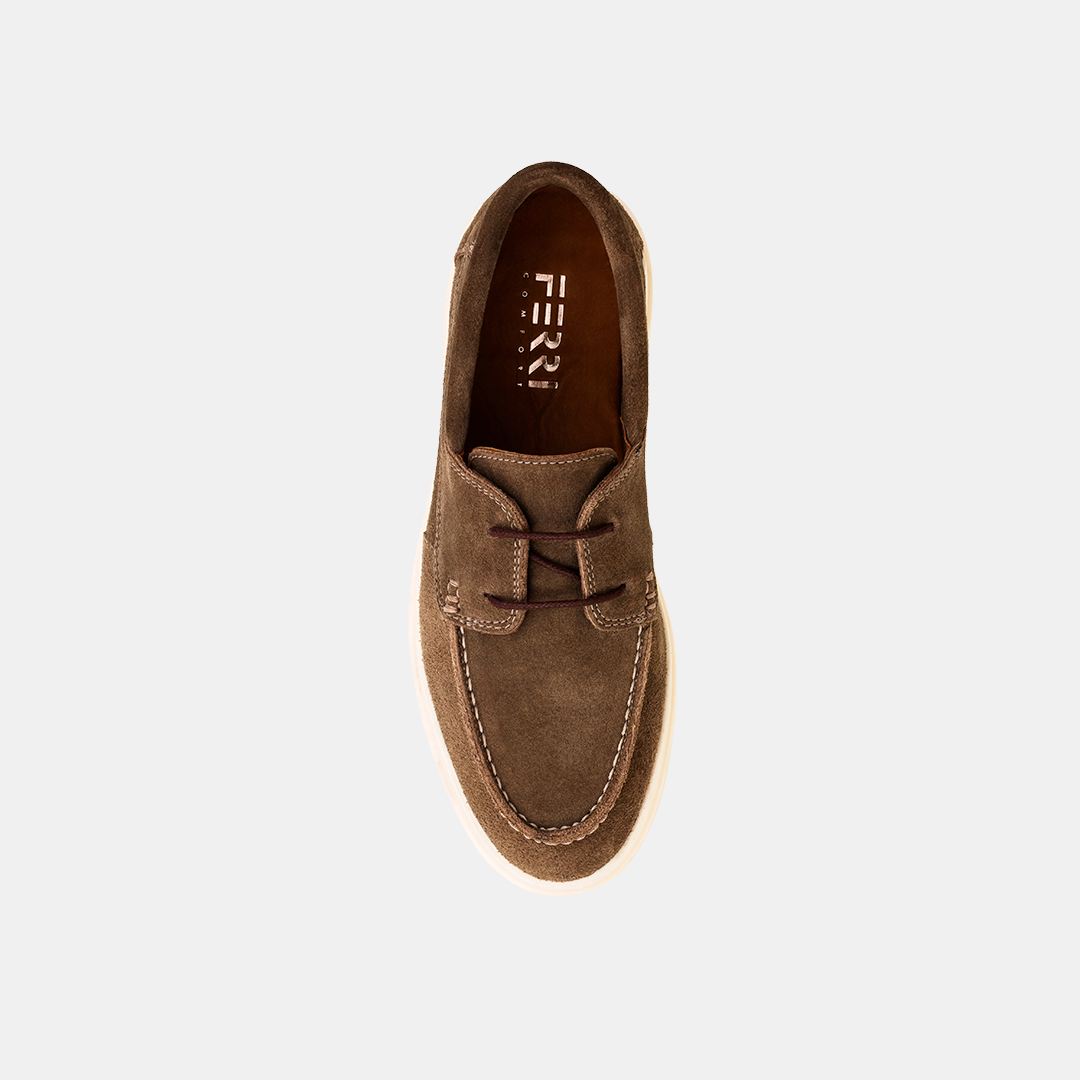Sapato Masculino Camurça Marrom