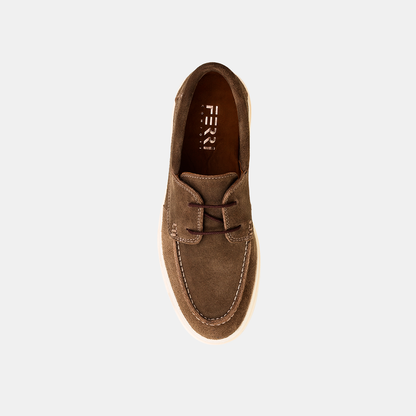 Sapato Masculino Camurça Marrom