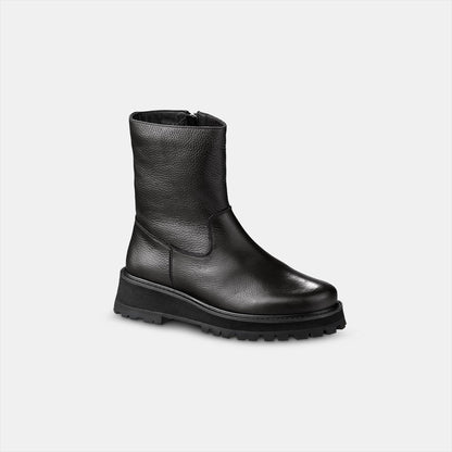 Bota Tratorada Cano Médio Preta