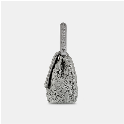 Bolsa Tressê Grande Cinza