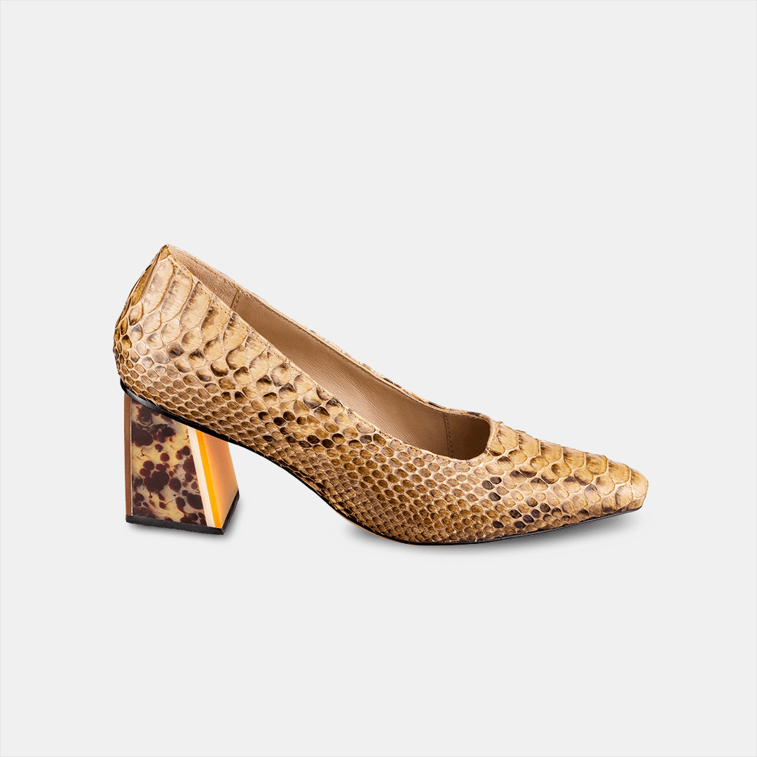 Scarpin Python Champagne - Ferri São Paulo