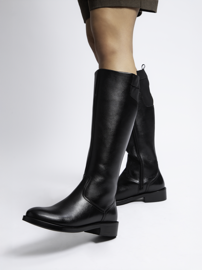 Bota Couro Cano Longo