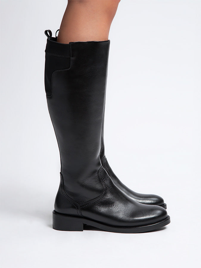 Bota Couro Cano Longo