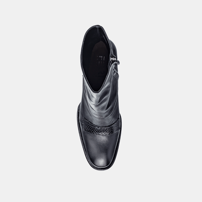 Bota Couro Preto Python - Ferri São Paulo