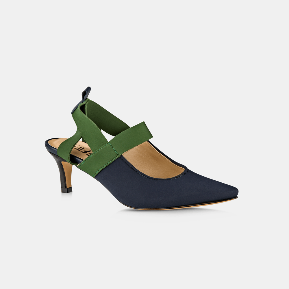 Scarpin Elastano Bicolor - Ferri São Paulo