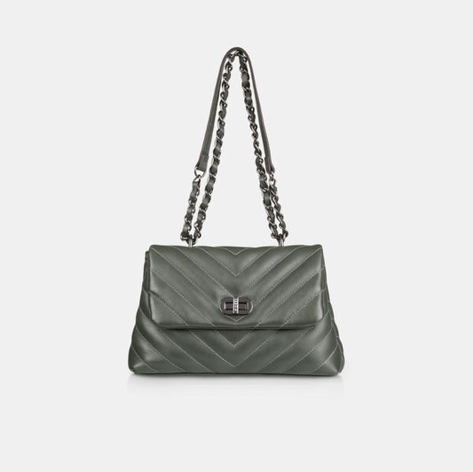 Bolsa Matelassada Verde - Ferri São Paulo