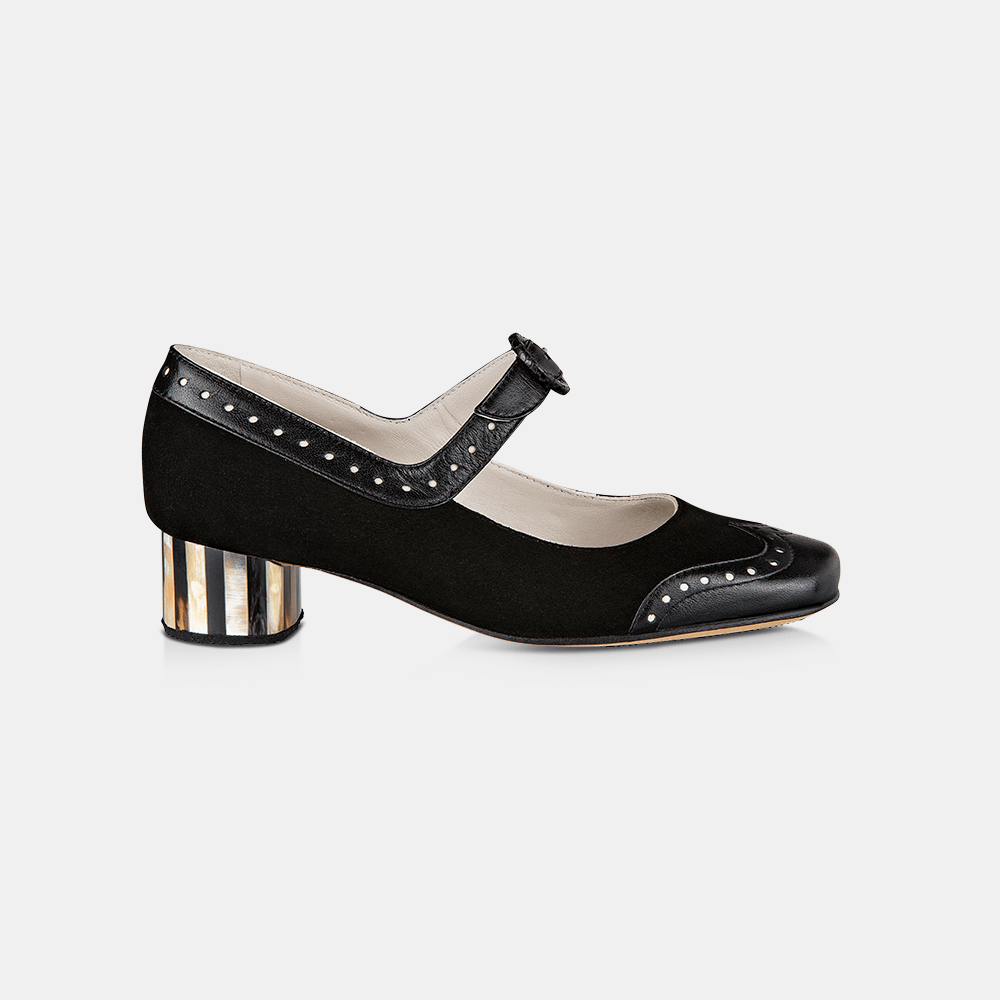 Sapato Boneca Marchetaria Preto - Ferri São Paulo