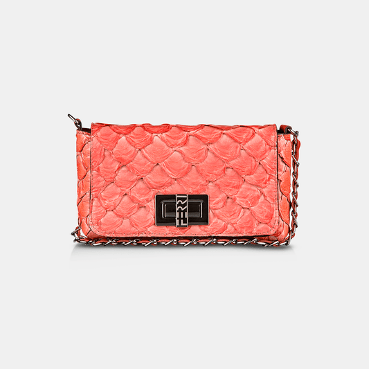 Bolsa Transversal Pirarucu Rose - Ferri São Paulo