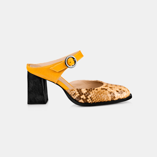 Mule Python Amarelo - Ferri São Paulo