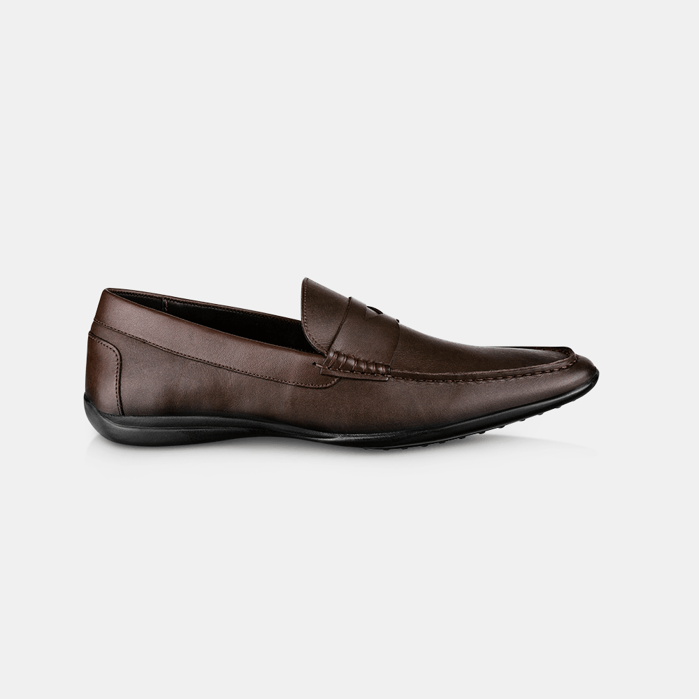 Mocassim Casual Café Solado de Borracha - Ferri São Paulo