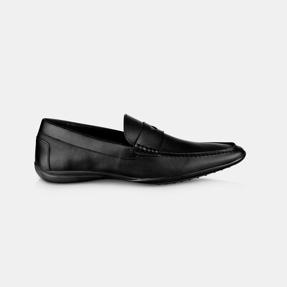 Mocassim Casual Preto Solado Borracha - Ferri São Paulo