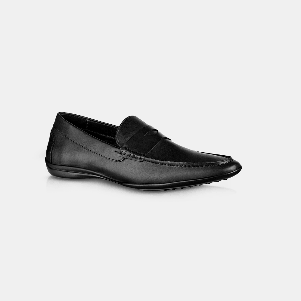 Mocassim Casual Preto Solado Borracha - Ferri São Paulo
