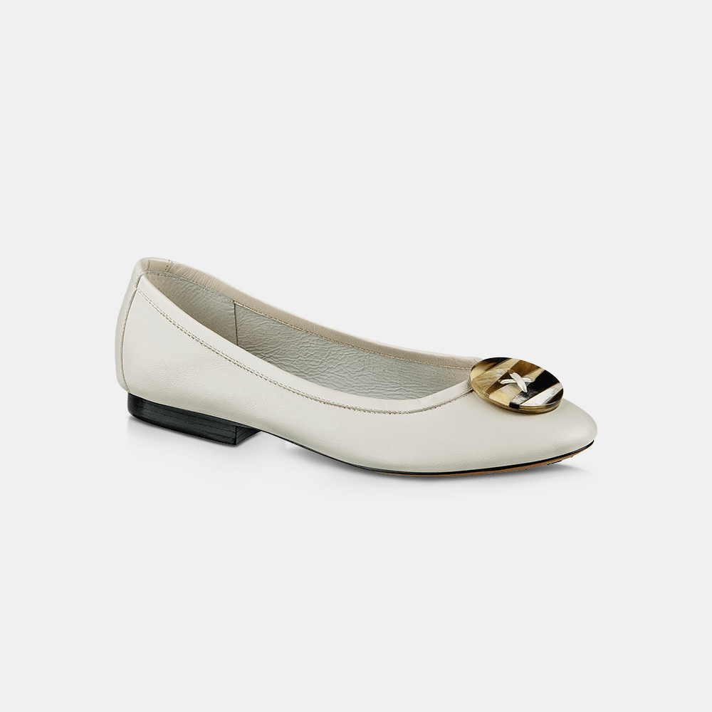 Sapatilha Botão Off White - Ferri São Paulo