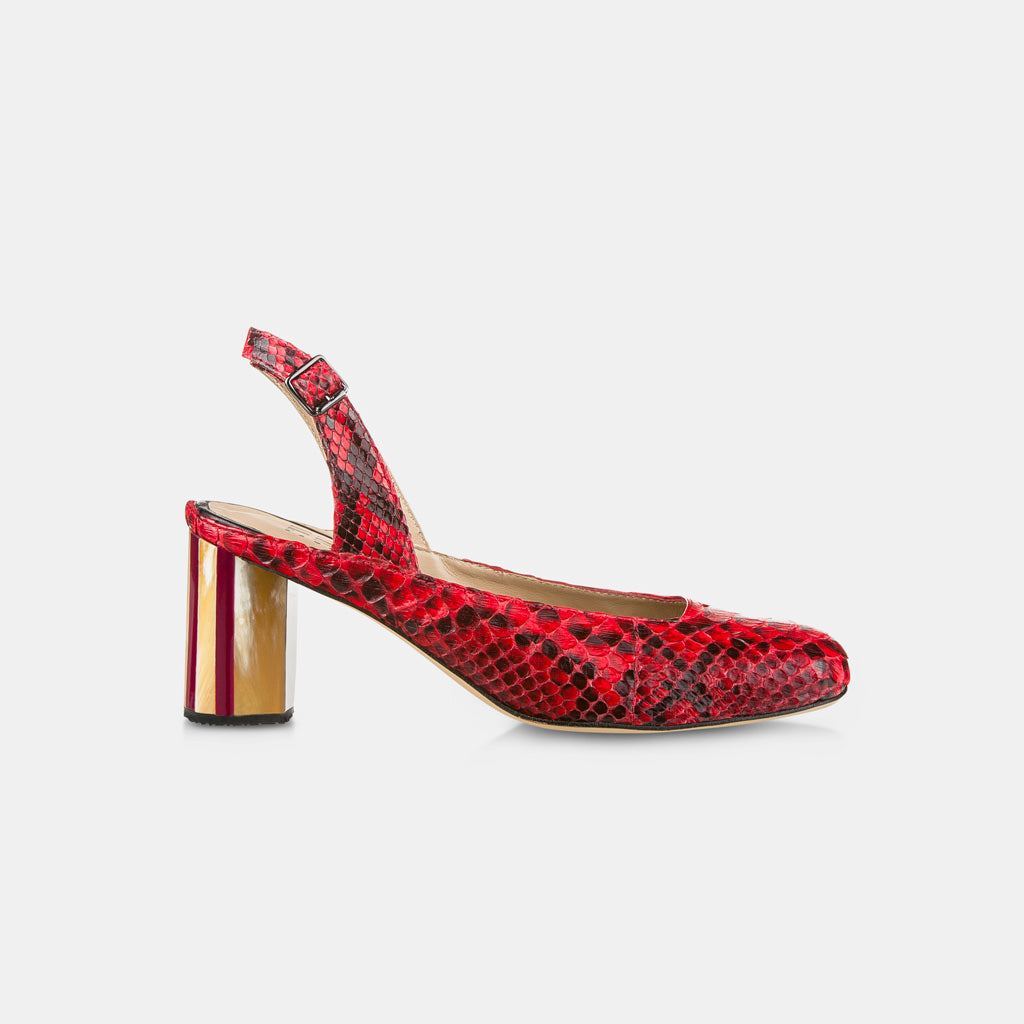Scarpin Python Marchetaria Cereja - Ferri São Paulo