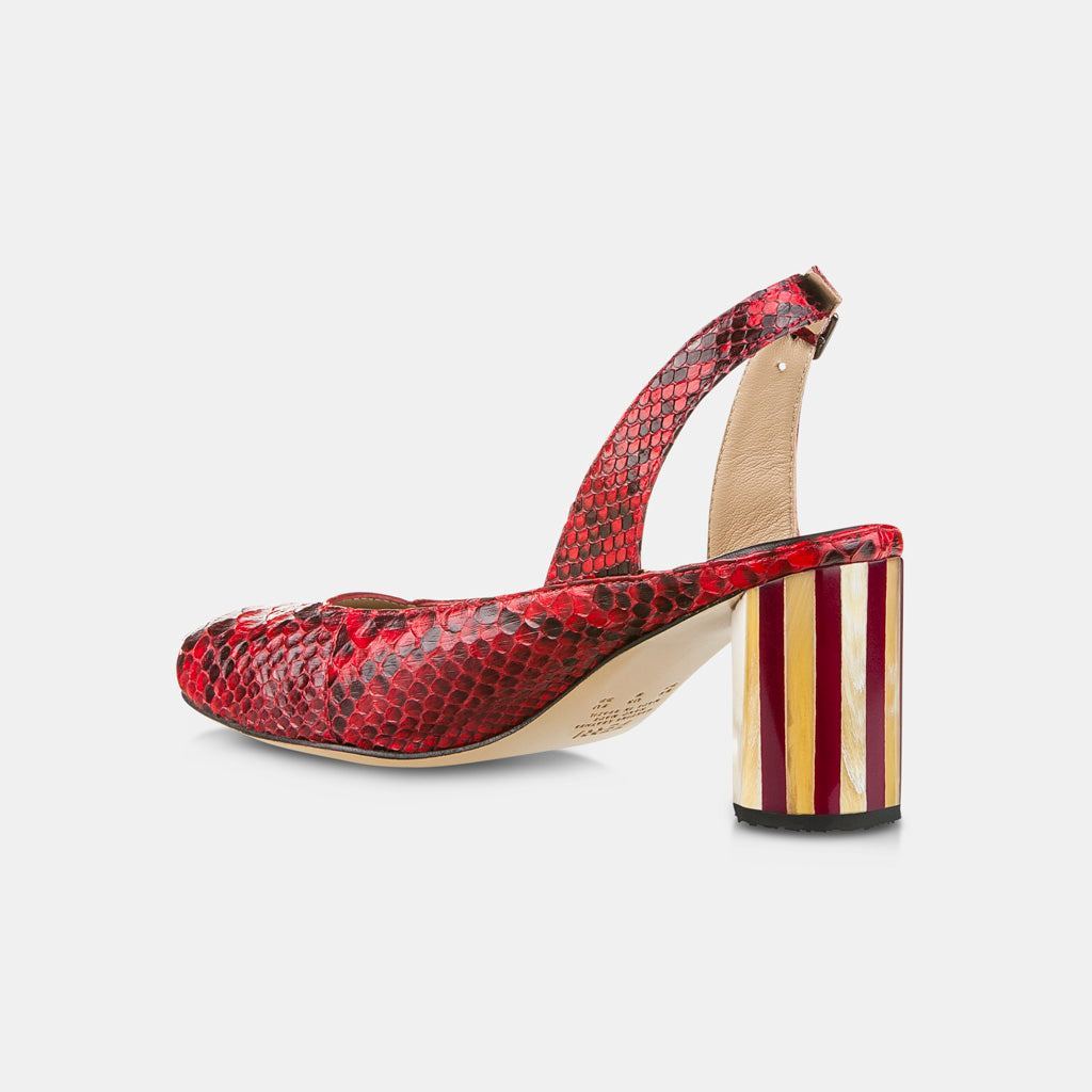 Scarpin Python Marchetaria Cereja - Ferri São Paulo