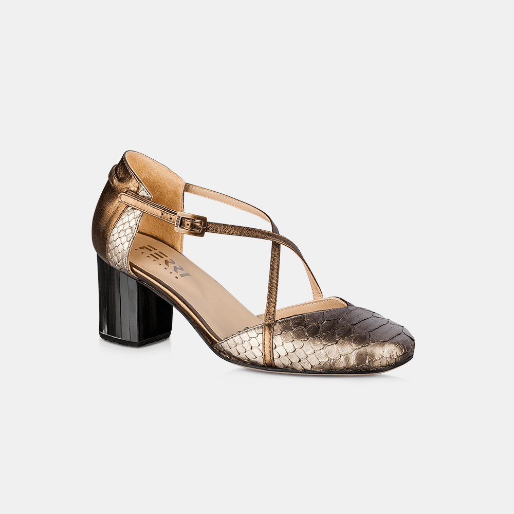Scarpin Python Metalizado - Ferri São Paulo